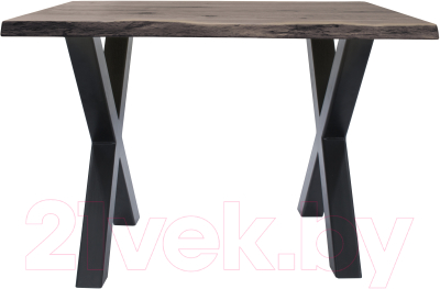 Обеденный стол Buro7 Икс с обзолом и сучками 120x80x76