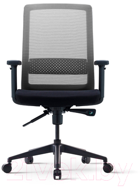 Кресло офисное Bestuhl S30 Black Pl без подголовника с регулируемыми подлокотниками