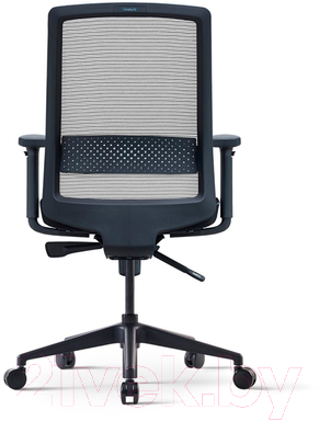 Кресло офисное Bestuhl S30 Black Pl без подголовника с регулируемыми подлокотниками