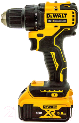 Профессиональная дрель-шуруповерт DeWalt DCD708P2T-QW - фото