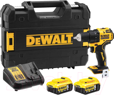 Профессиональная дрель-шуруповерт DeWalt DCD708P2T-QW