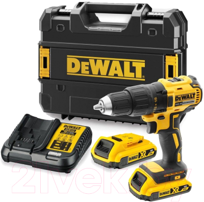 Профессиональная дрель-шуруповерт DeWalt DCD777D2T-QW