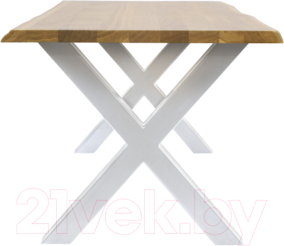 Обеденный стол Buro7 Икс с обзолом 150x80x76