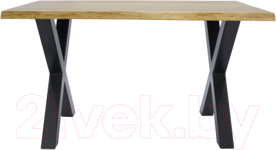 Обеденный стол Buro7 Икс с обзолом 150x80x76