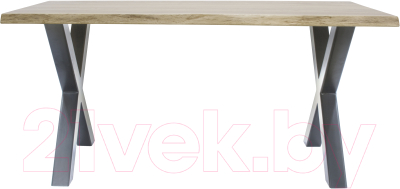Обеденный стол Buro7 Икс с обзолом 180x80x76