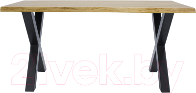 Обеденный стол Buro7 Икс с обзолом 180x80x76