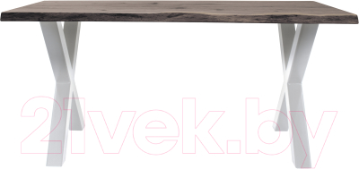 Обеденный стол Buro7 Икс с обзолом и сучками 180x80x76
