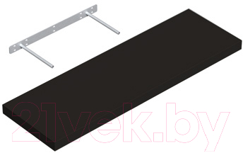 Полка Domax FS 80/24 / 65122 (черный) - фото