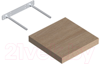 Полка Domax FS 24/24 DB / 650571 (беленый бук) - фото