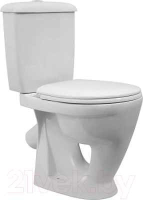 Унитаз напольный Оскольская керамика Радуга тарельчатый (Стандарт А) - фото