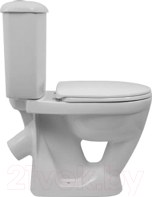 Унитаз напольный Оскольская керамика Радуга тарельчатый (Стандарт А)