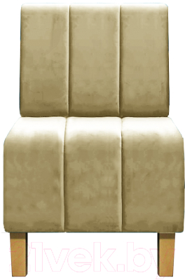 Кресло мягкое Brioli Руди полоса - фото