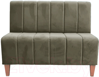 Диван Brioli Руди полоса двухместный - фото