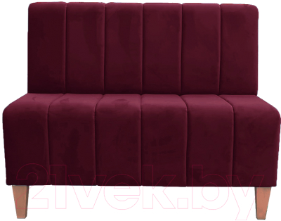 Диван Brioli Руди полоса двухместный - фото