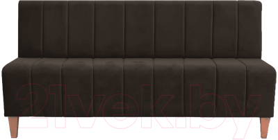 Диван Brioli Руди полоса трехместный - фото