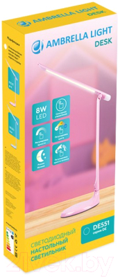 Настольная лампа Ambrella DE551 PI