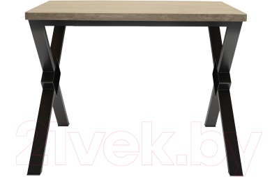 Обеденный стол Buro7 Икс-ромб Классика 110x80x76