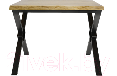 Обеденный стол Buro7 Икс-ромб с обзолом 110x80x76