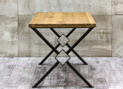 Обеденный стол Buro7 Икс-ромб Классика 120x80x76