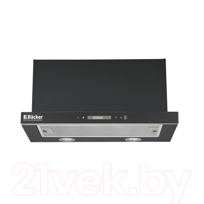 Вытяжка телескопическая Backer TH60CL-2F200-SHINY BLACK RC