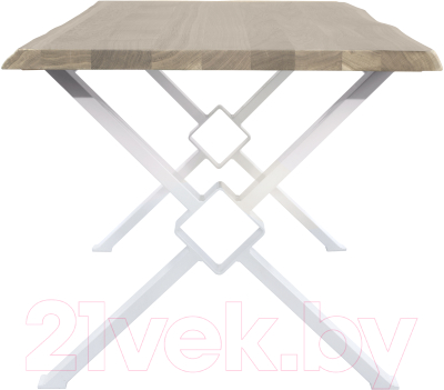 Обеденный стол Buro7 Икс-ромб с обзолом 150x80x76