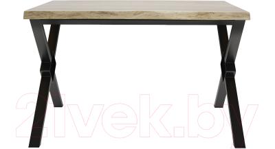 Обеденный стол Buro7 Икс-ромб с обзолом 150x80x76