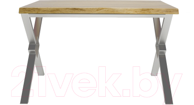 Обеденный стол Buro7 Икс-ромб с обзолом 150x80x76