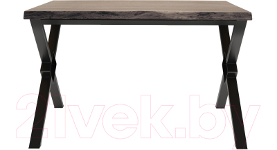 Обеденный стол Buro7 Икс-ромб с обзолом 150x80x76