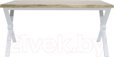 Обеденный стол Buro7 Икс-ромб с обзолом 180x80x76