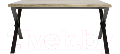Обеденный стол Buro7 Икс-ромб с обзолом 180x80x76