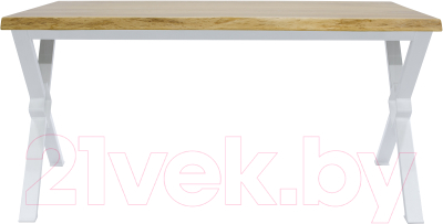 Обеденный стол Buro7 Икс-ромб с обзолом 180x80x76