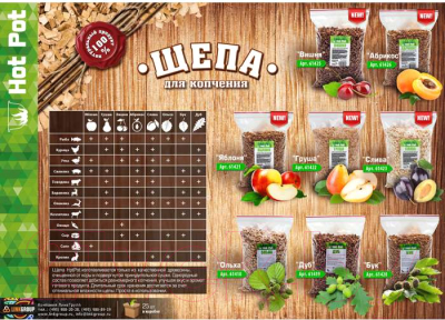 Щепа для копчения Hot Pot Дуб / 61419