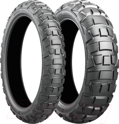 Мотошина передняя Bridgestone Battlax AdventureCross AX41 110/80B19 59Q TL - фото