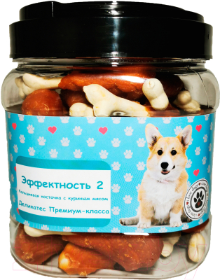 Лакомство для собак O'dog Эффектность. Кальциевая косточка с куриным мясом - фото