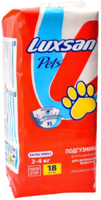Подгузники для животных Luxsan Premium XS 2-4кг - фото