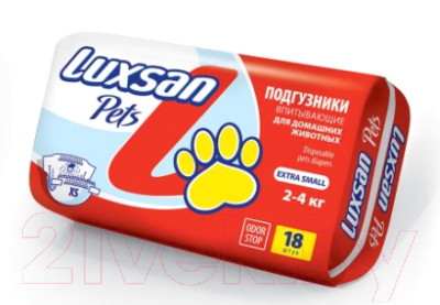 Подгузники для животных Luxsan Premium XS 2-4кг