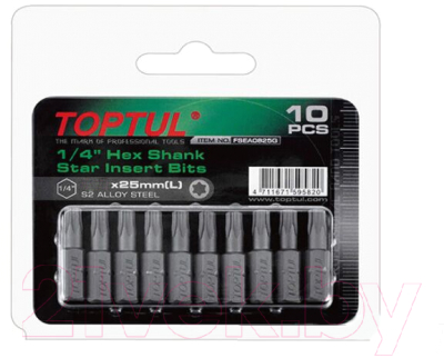 Набор бит Toptul FSEA0825G - фото