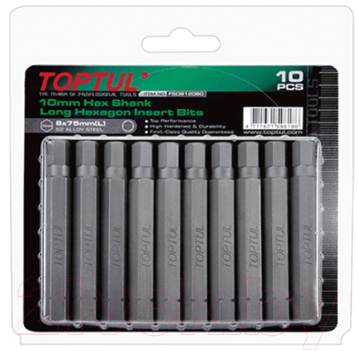 Набор бит Toptul FSDB1208G - фото