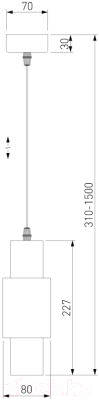 Потолочный светильник Евросвет 50204/1 LED