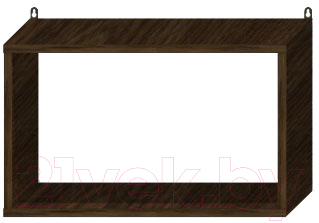 Полка-ячейка Элана ПНП 60 (венге магия) - фото