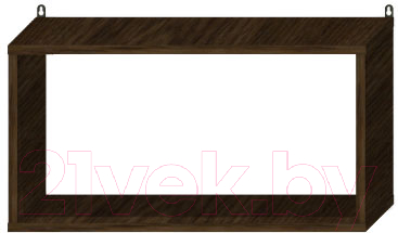 Полка-ячейка Элана ПНП 70 (венге магия) - фото