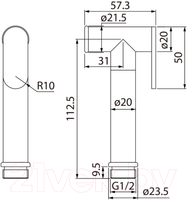 Гигиенический душ IDDIS 020SB0Gi20