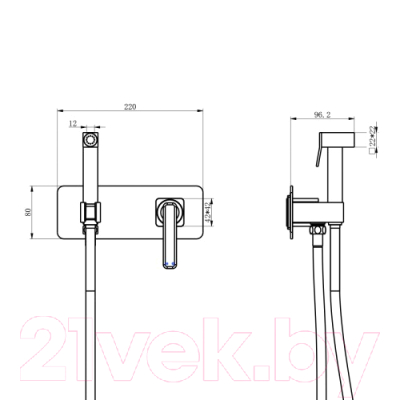 Смеситель LEMARK LM6419WG