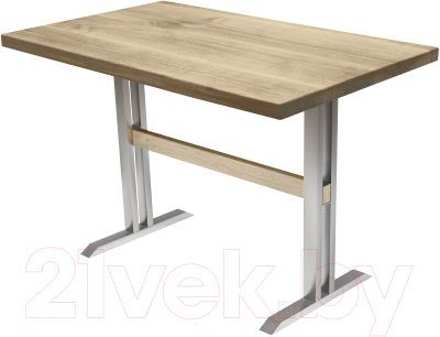 Обеденный стол Buro7 Двутавр Классика 110x80x76 - фото