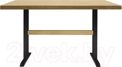 Обеденный стол Buro7 Двутавр Классика 110x80x76