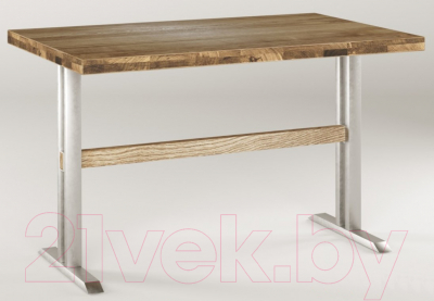 Обеденный стол Buro7 Двутавр Классика 110x80x76