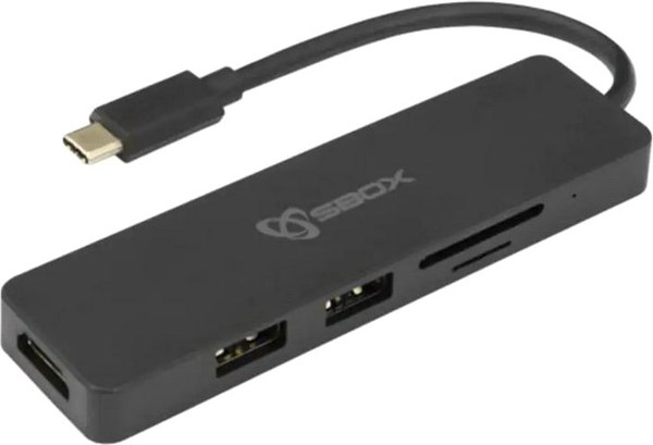 Док-станция для ноутбука SBOX Type-C - HDMI/USB-3.0/SD+TF-5u1 (ТСА-51) - фото