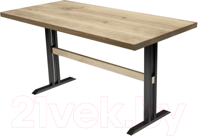 Обеденный стол Buro7 Двутавр Классика 150x80x76 - фото