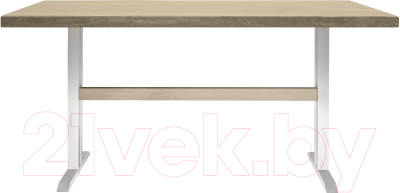Обеденный стол Buro7 Двутавр Классика 150x80x76