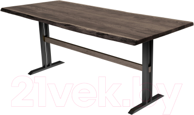 Обеденный стол Buro7 Двутавр с обзолом 180x80x76 - фото